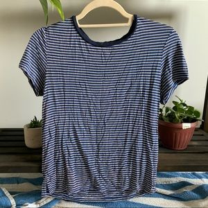 Blue Striped Soft & Sexy T-Shirt
